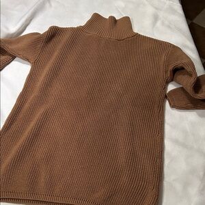 Lord & Taylor Tan Turtleneck Sweater